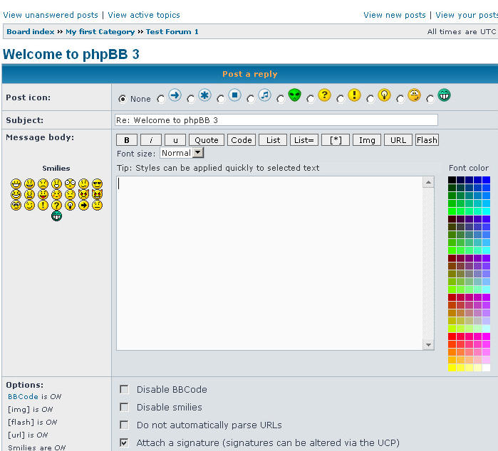 post a reply phpbb3