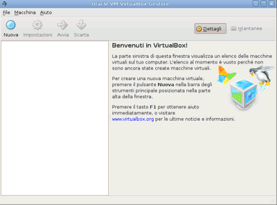 quale virtualbox