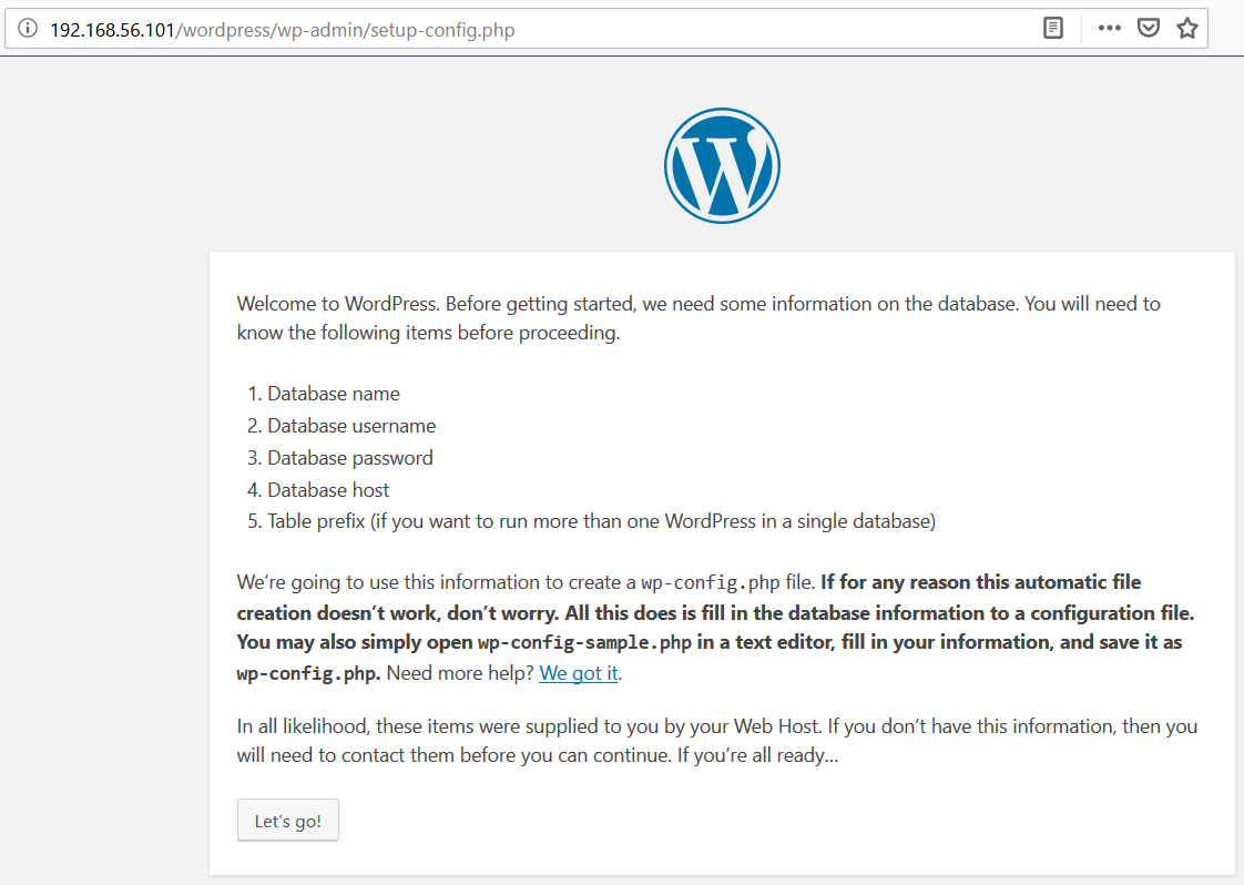 Installazione di WordPress su Apache