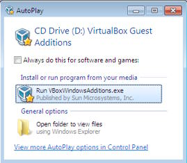 installazione VirtualBox Guest Additions