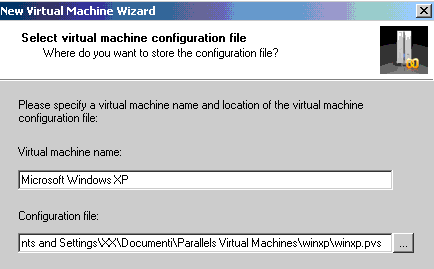 parallels configuration