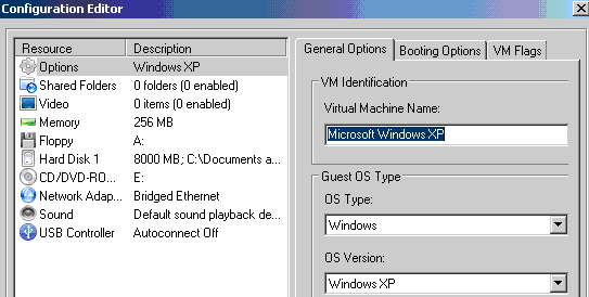 editor configurazione parallels