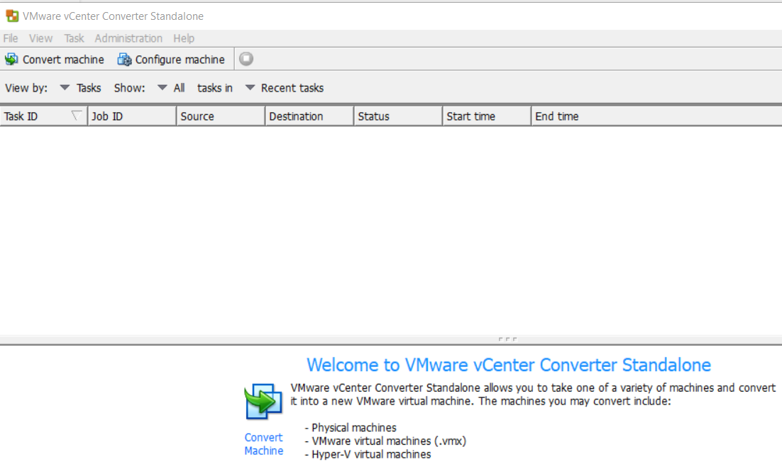 VMware Converter e driver