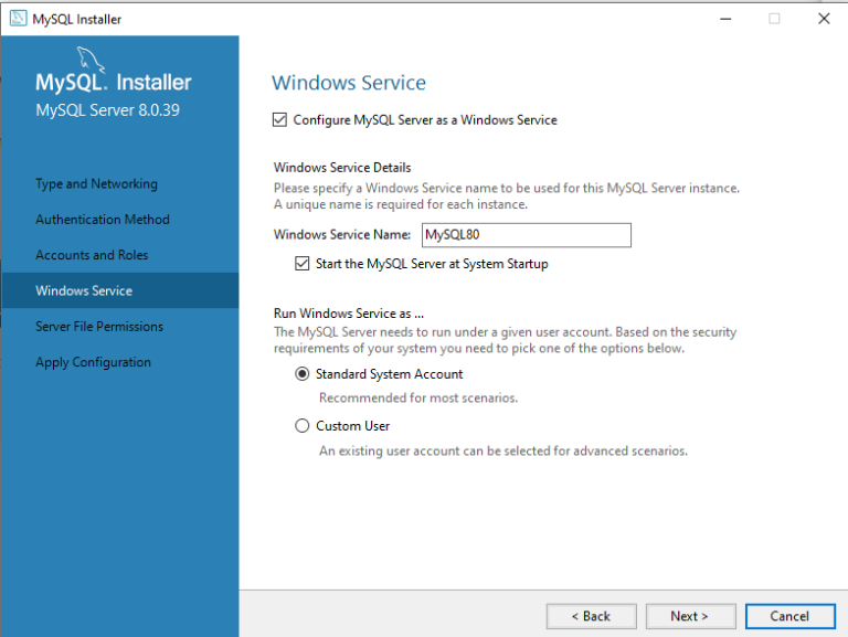 Installare MySQL su Windows – valent