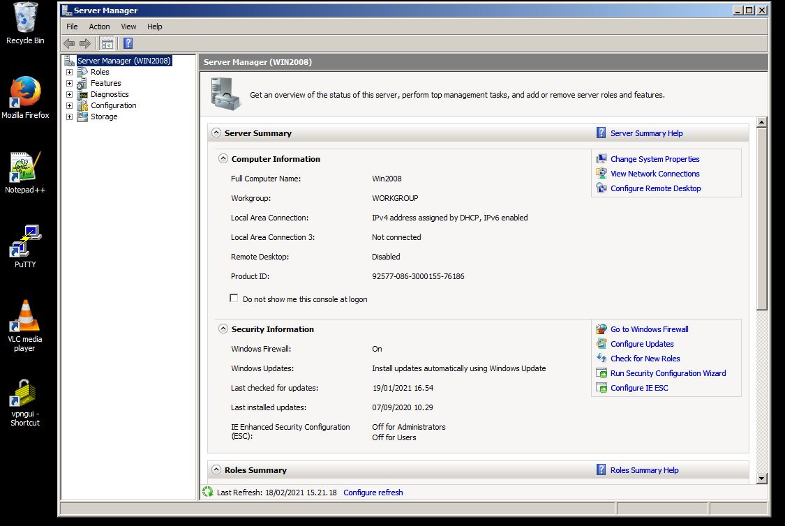 Windows Server 2008 su Xen